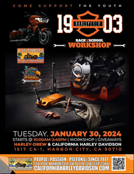 4th Annual Youth Workshop with Harley-Drew