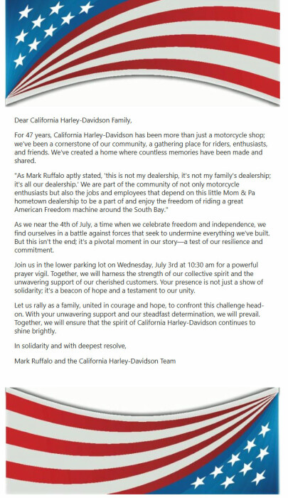 A message from Mark Ruffalo and a plea for community support